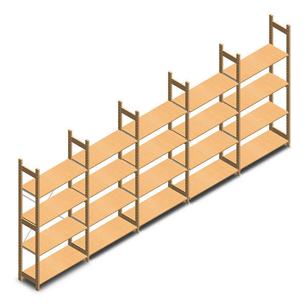 houten legbordstelling