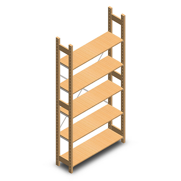 houten legbordstelling